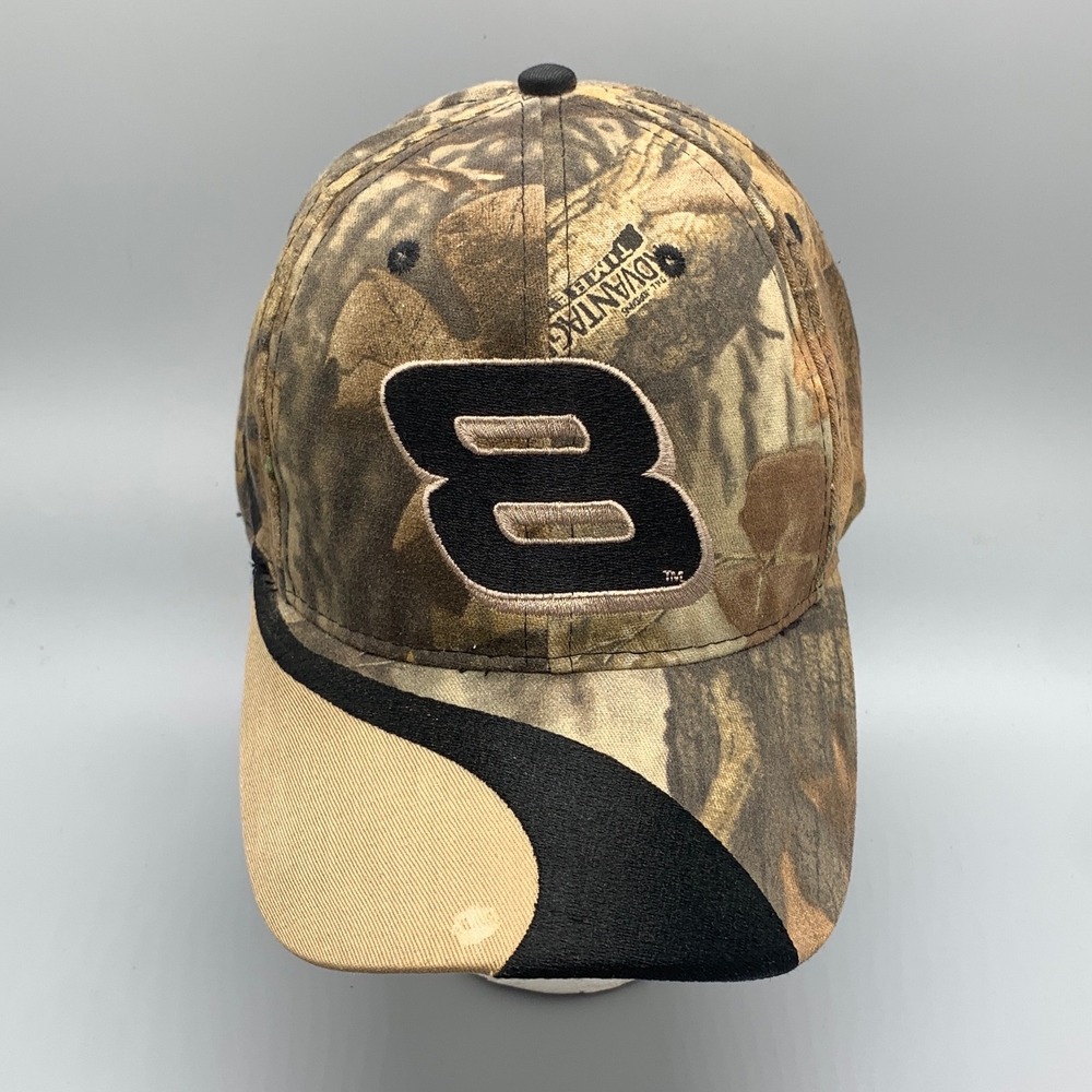 Vintage Dale Earnhardt Jr 8 NASCAR Hat Camo Competitors View Snapback‎ Cap